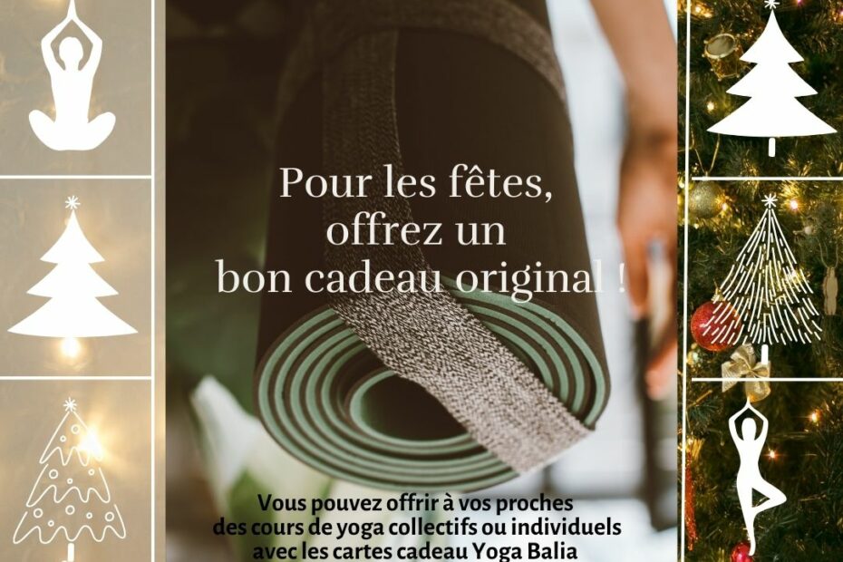 carte cadeau - noel - yoga - bien être - en ligne - albi